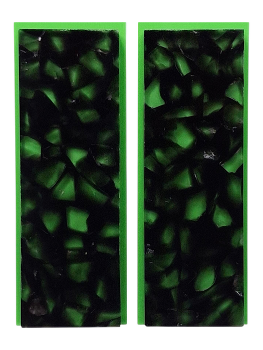 Transparent Black & Clear Terrazzo Pearl Scale Sets