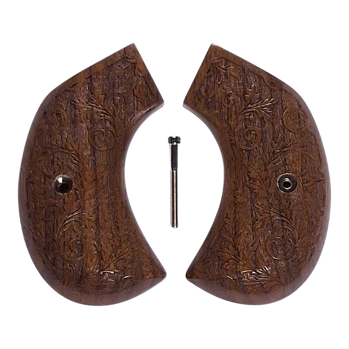 CLEARANCE - Walnut Floral Ruger Vaquero Birdshead Grips