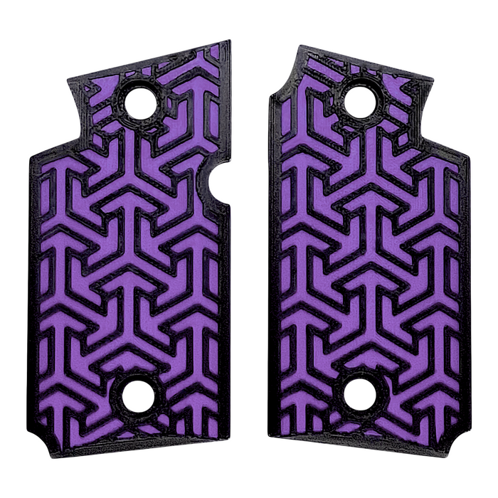 Purple & Black Tritessel Printed Sig Sauer P938 Grips