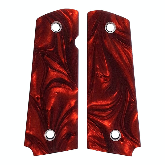 Red Pearl 1911 Grips (Full Size)