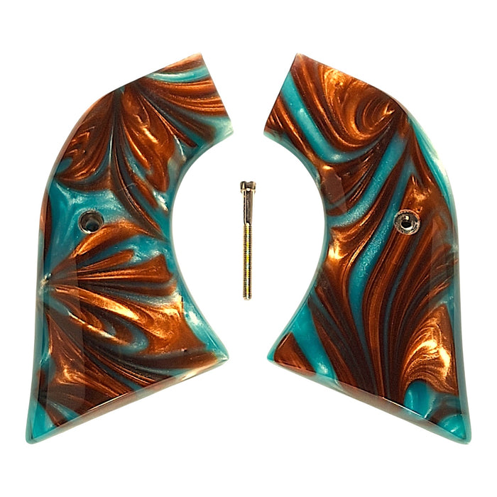 Copper & Turquoise Pearl Ruger Vaquero/Blackhawk/Wrangler Grips