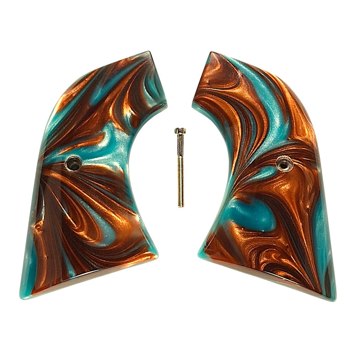 Copper & Turquoise Pearl Ruger New Vaquero Grips