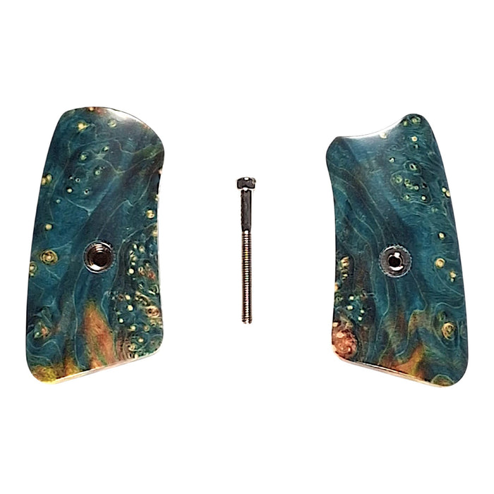 Dyed Box Elder Ruger Sp101 Grip Inserts #5