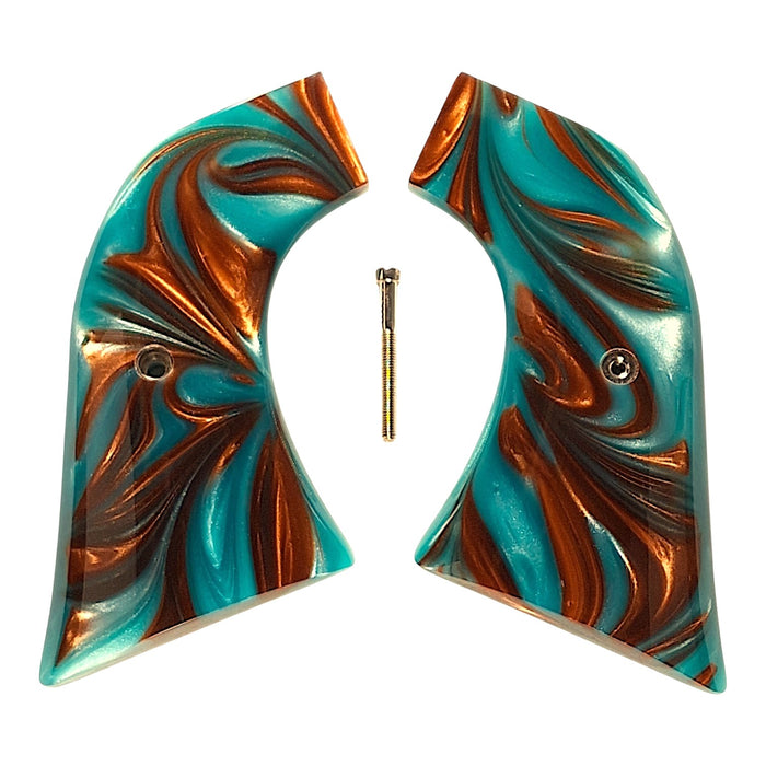 Copper & Turquoise Pearl Ruger Super Blackhawk Grips