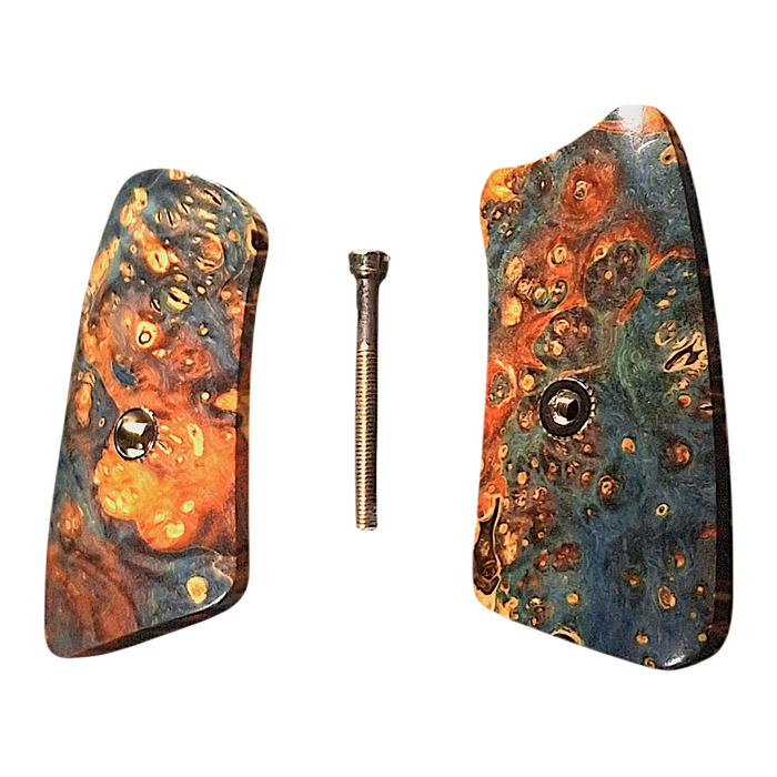 Dyed Box Elder Ruger Sp101 Grip Inserts #4