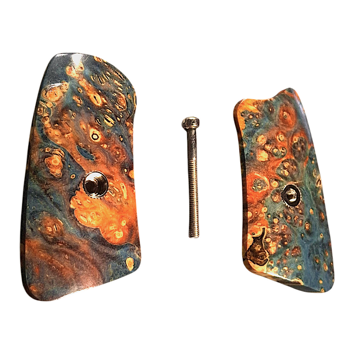 Dyed Box Elder Ruger Sp101 Grip Inserts #4