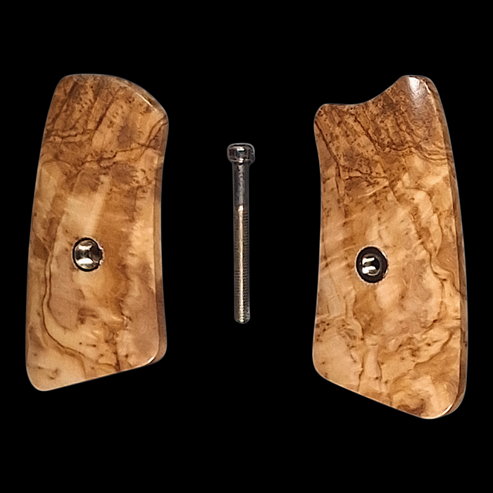 Figured Olivewood Ruger Sp101 Grip Inserts