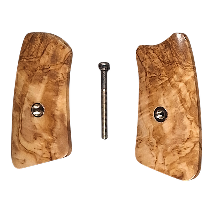 Figured Olivewood Ruger Sp101 Grip Inserts