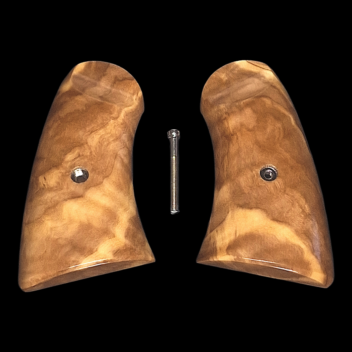 Figured Olivewood Uberti Schofield Grips
