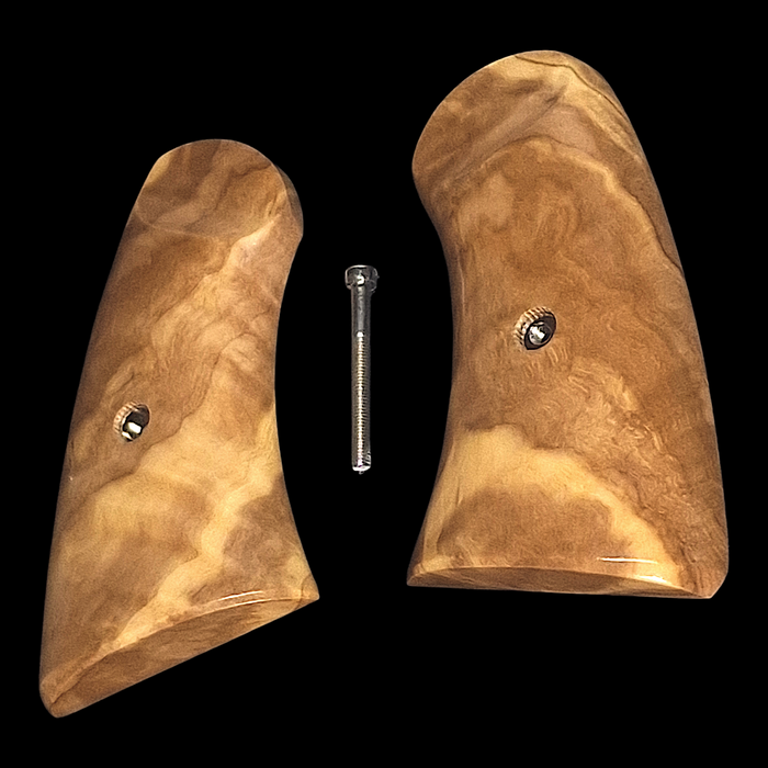 Figured Olivewood Uberti Schofield Grips