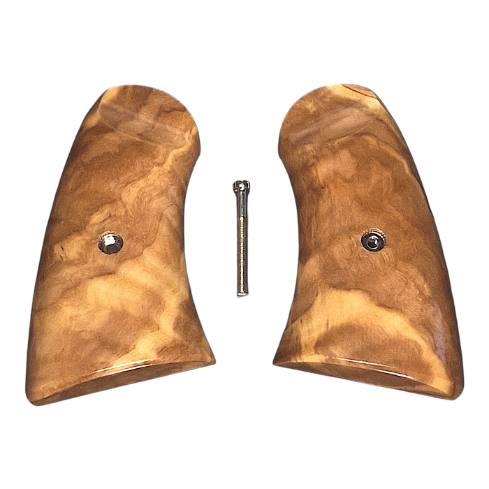 Figured Olivewood Uberti Schofield Grips
