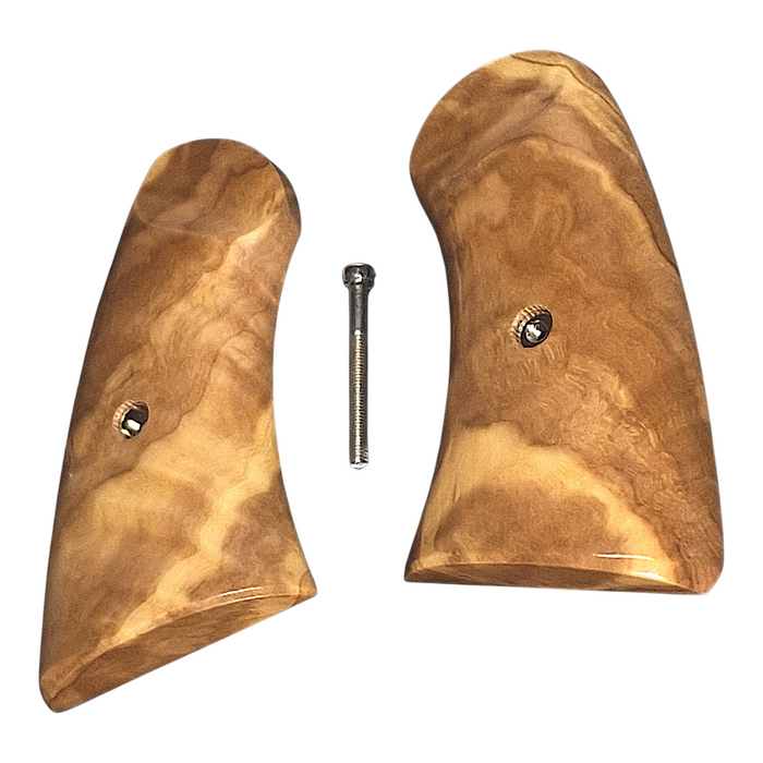 Figured Olivewood Uberti Schofield Grips