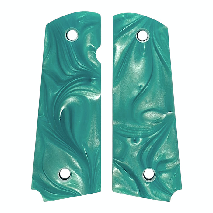 Tiffany Blue Pearl 1911 Grips (Full Size) X