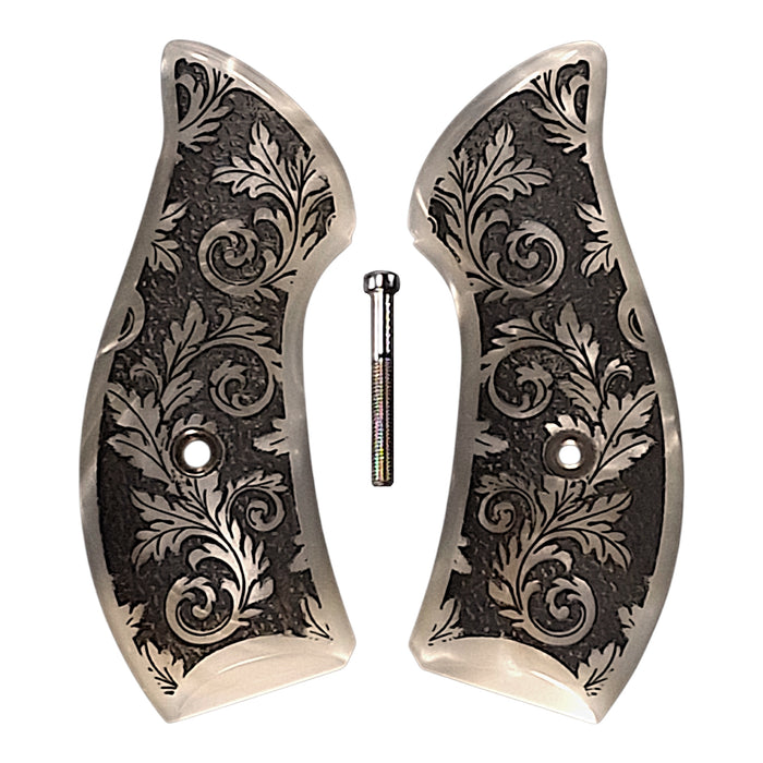 Pearl Floral Scroll Smith & Wesson J-Frame Grips