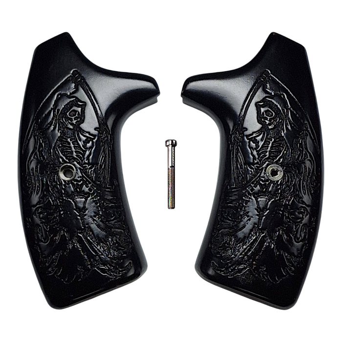 Ebony Grim Reaper Extended Smith & Wesson J-Frame Grips