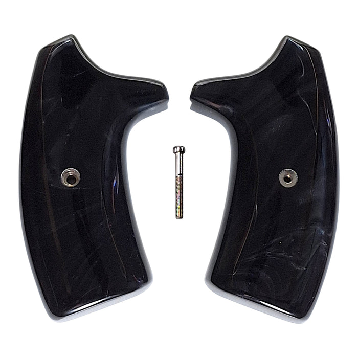 Black Pearl Extended Smith & Wesson J-Frame Grips