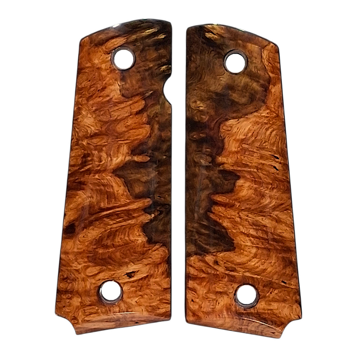Amboyna Burl Full Size 1911 Grips
