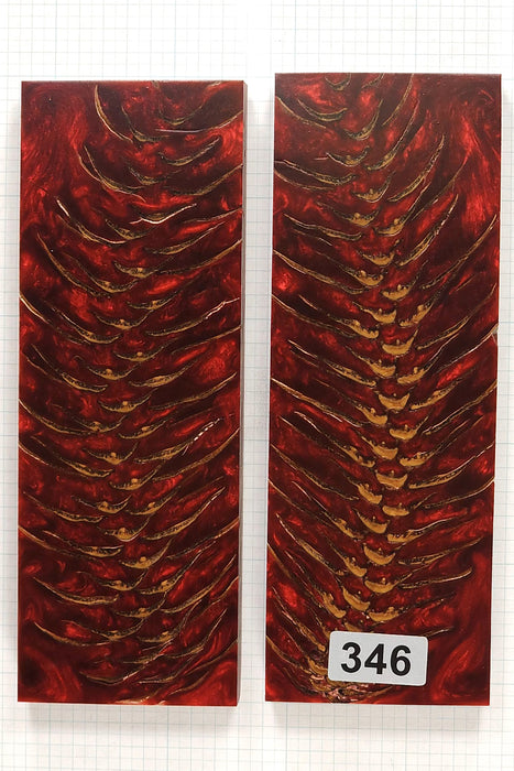 Red Pearl Spruce scales #346