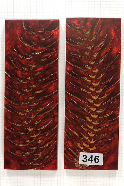 Red Pearl Spruce scales #346