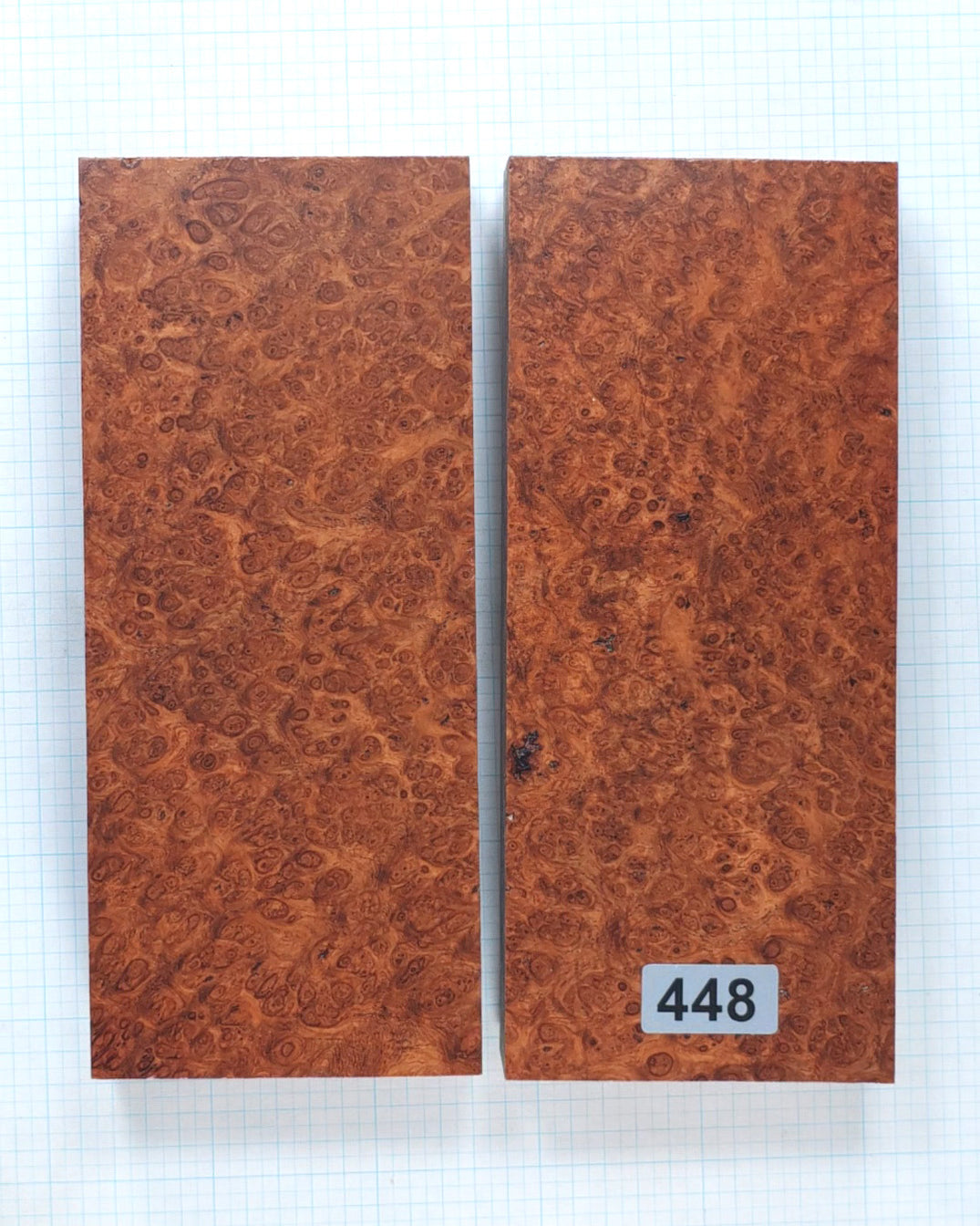 Amboyna Burl scales 75 #448 — LS Grips