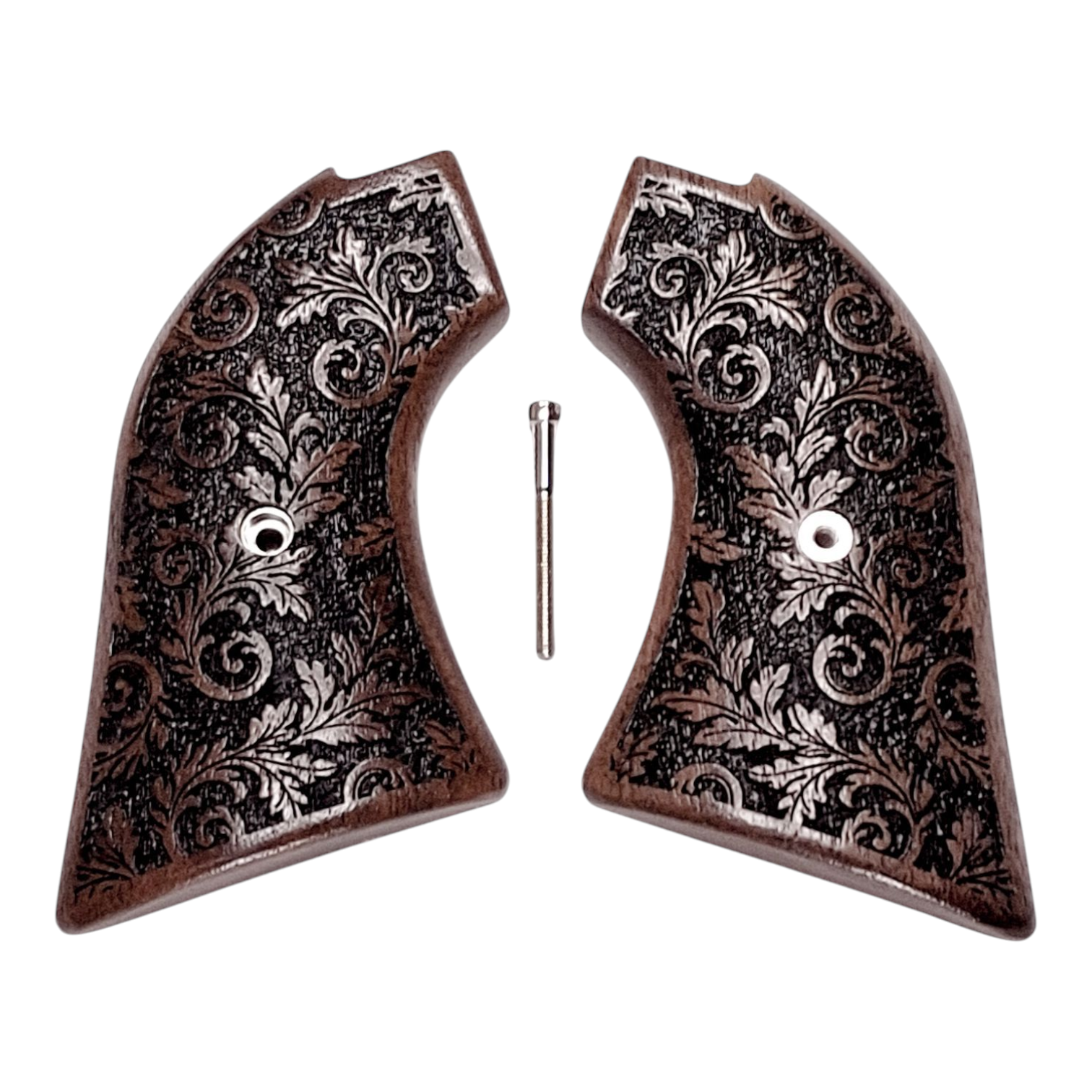 Customize Heritage Rough Rider Walnut Inked Floral Heritage Rough Rider Grips – LS Grips