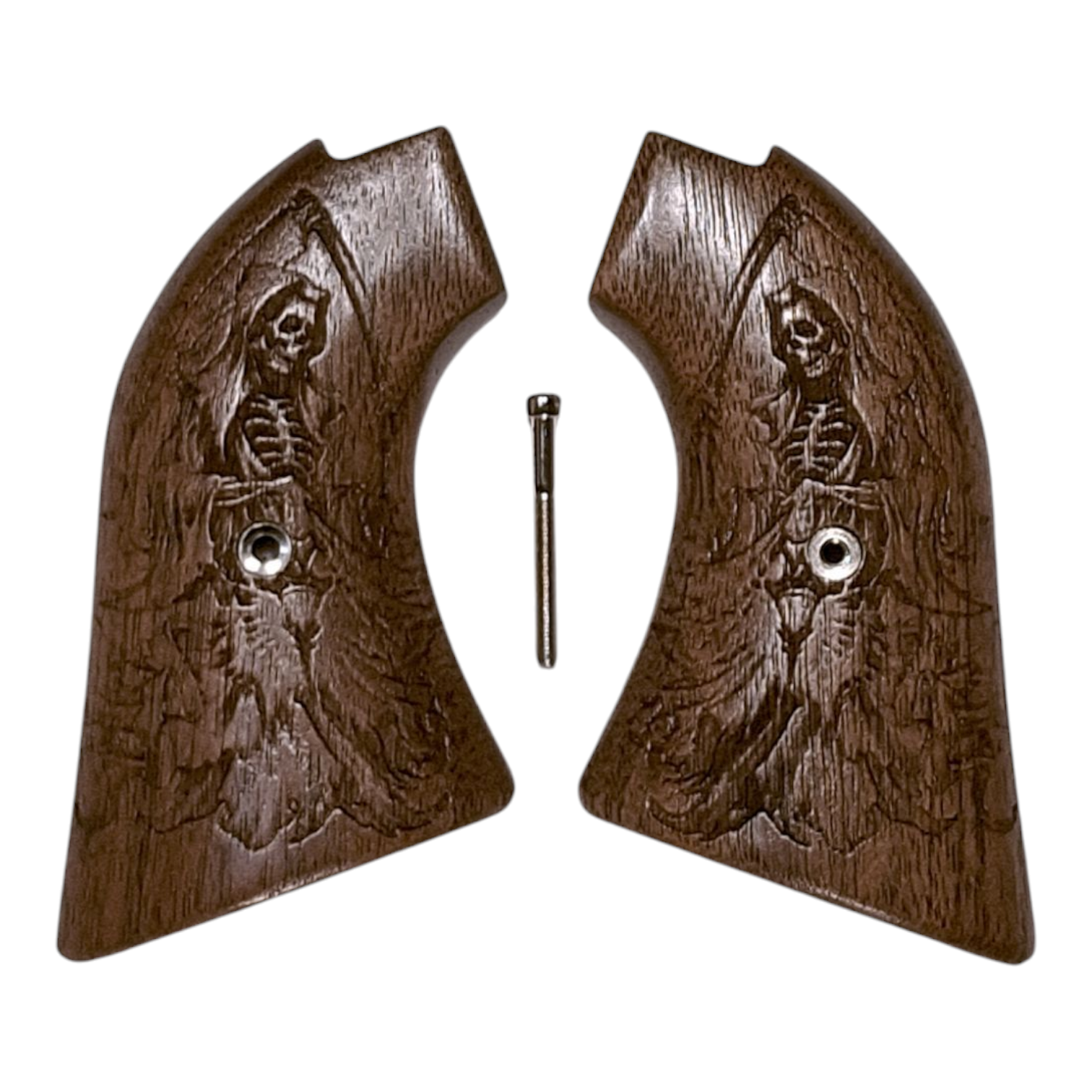 Ebony Grim Reaper Ruger Compatible SP101 Grip Inserts...