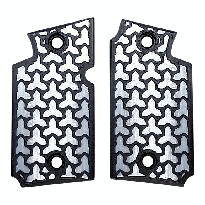 White & Black Fusion Printed Sig Sauer P938 Grips