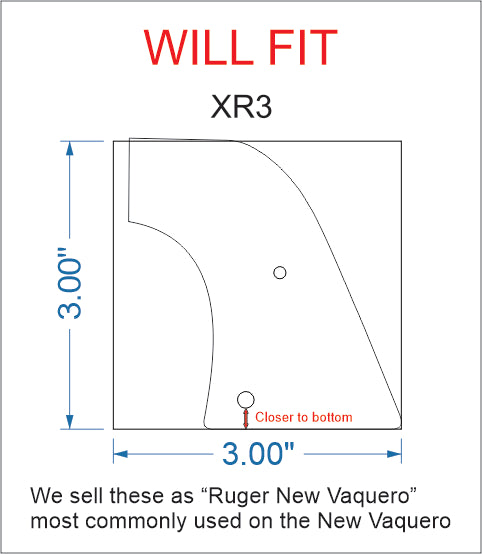 Walnut Cobra Ruger New Vaquero Grips