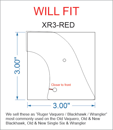 CLEARANCE-Finished Walnut Ruger Vaquero/Blackhawk/Wrangler Grips