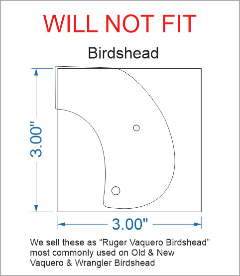 CLEARANCE - Finished Walnut Ruger New Vaquero Grips