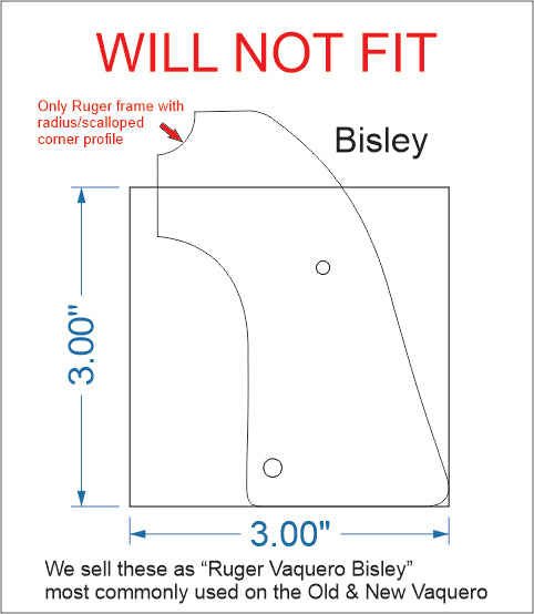 CLEARANCE - Maple Braided Celtic Cross Ruger New Vaquero Grips