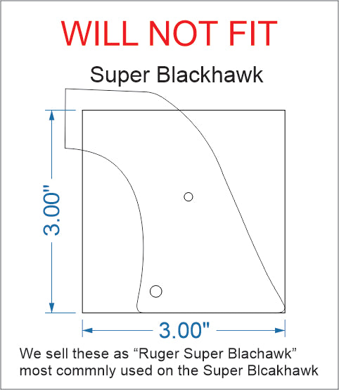 Pearl Ruger Vaquero/Blackhawk/Wrangler Grips