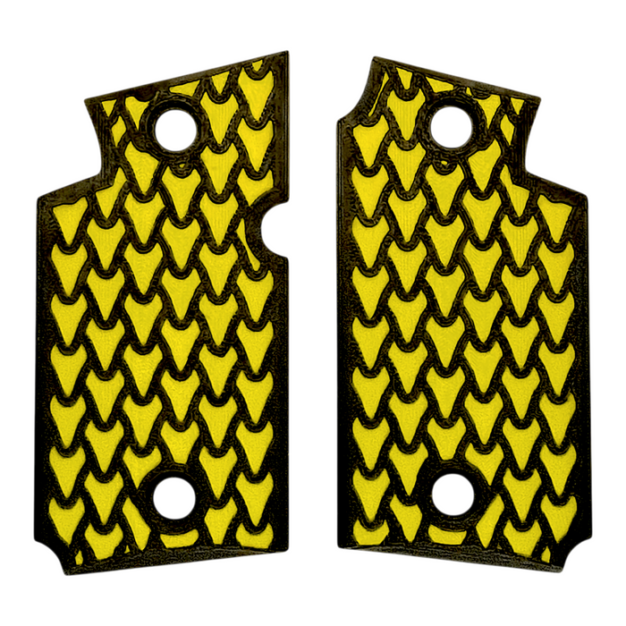 Yellow & Black Dragon Scale Printed Sig Sauer P938 Grips