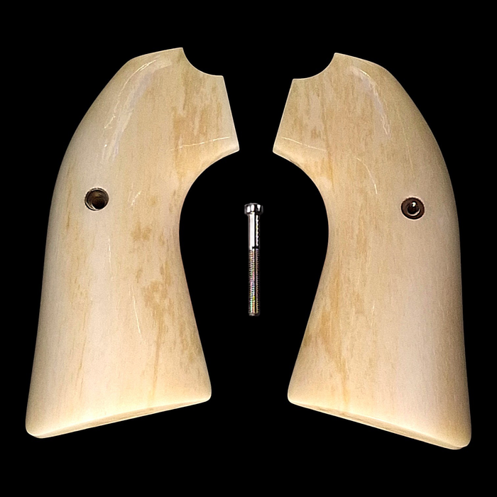 Genuine Giraffe Bone Ruger Vaquero Bisley Grips