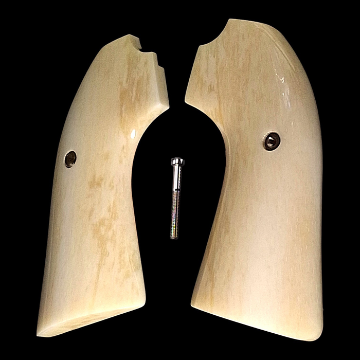 Genuine Giraffe Bone Ruger Vaquero Bisley Grips