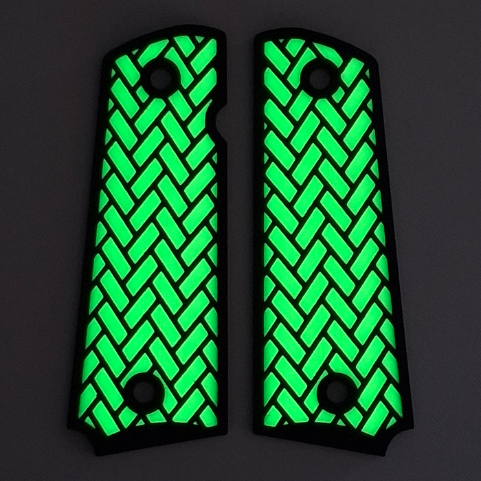 Glow in the Dark Weave Printed 1911 Grips (Full Size)