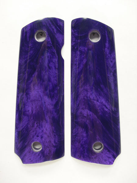 --Purple Pearl 1911 Grips (Compact)