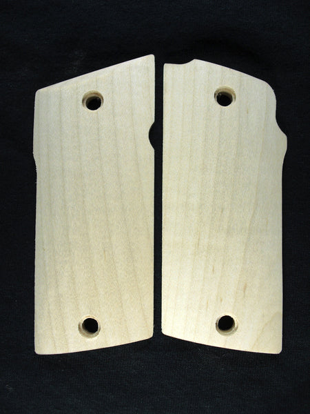 Unfinished Maple Compact Coonan .357 Grips