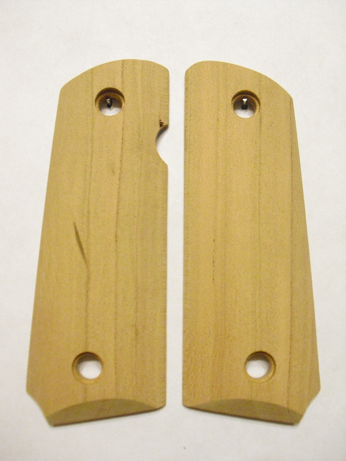 Unfinished Cherry 1911 Grips (Compact) — LS Grips