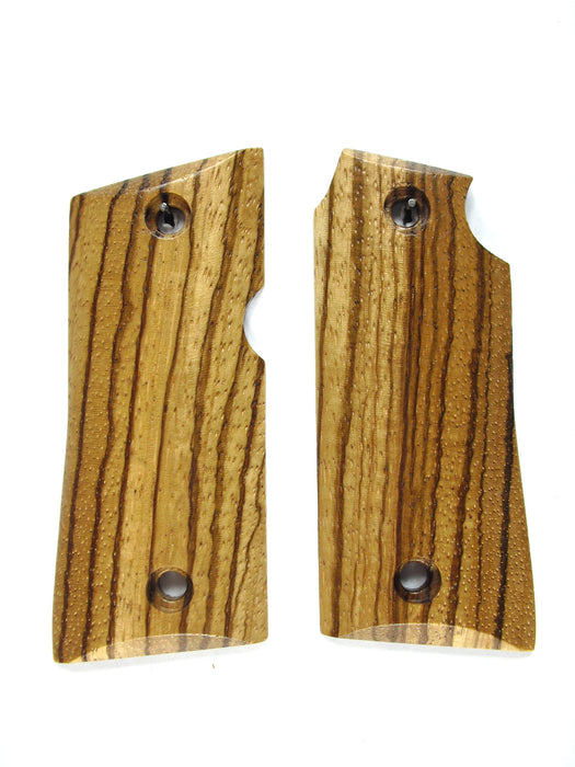 Finished Zebrawood Colt Mustang Pocketlite Grips X