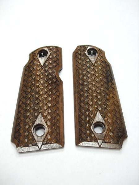 Walnut Braided Weave Kimber Micro 380 Grips
