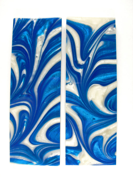 White & Blue Pearl Scale Sets