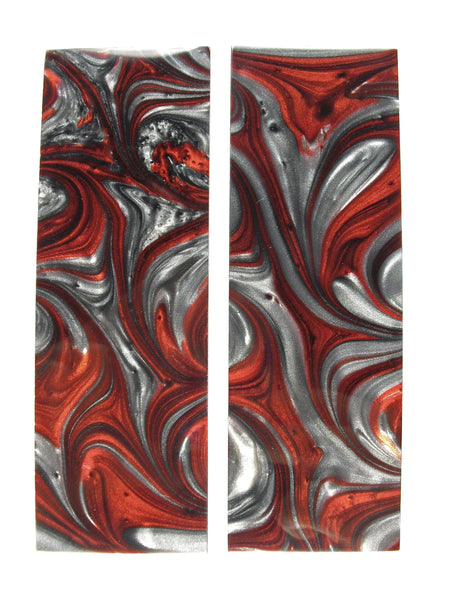 Silver & Red Pearl Scale Sets