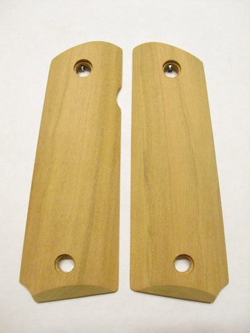 Unfinished Cherry 1911 Grips (Full Size)