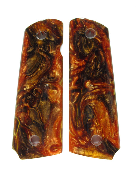 --Amber Pearl 1911 Grips (Compact)