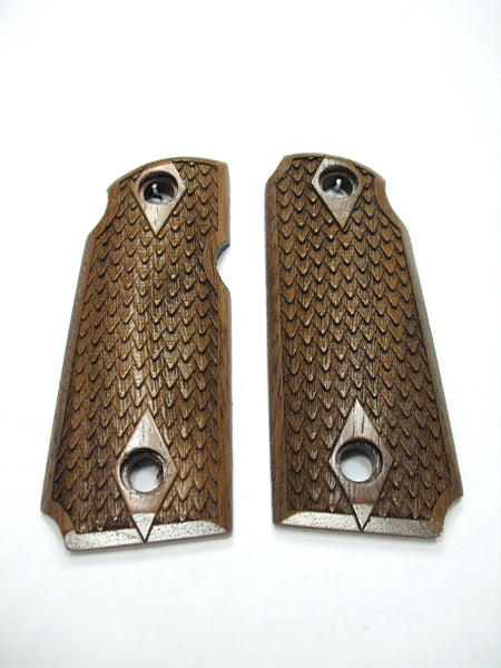Walnut Dragon Scale Kimber Micro 380 Grips