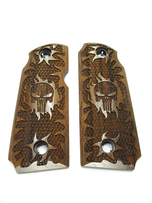 Walnut Punisher #1 Kimber Micro 380 Grips X