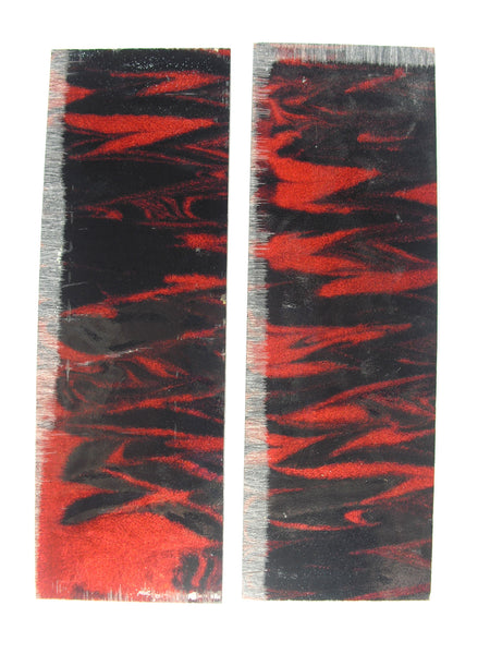 Streaked Black & Red Pearl Scale Sets