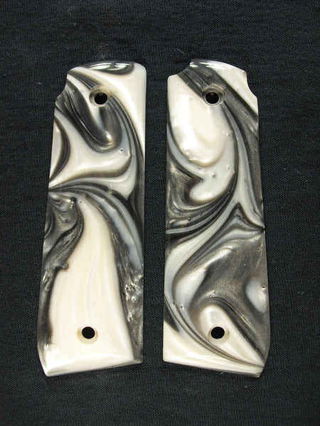 Silver & White Pearl Ruger Mark IV 22/45 Grips