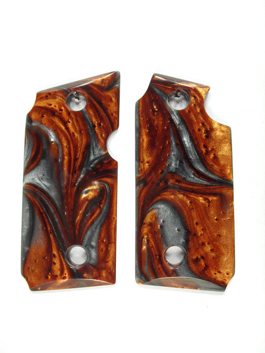 Copper & Silver Pearl Sig Sauer P238 Grips